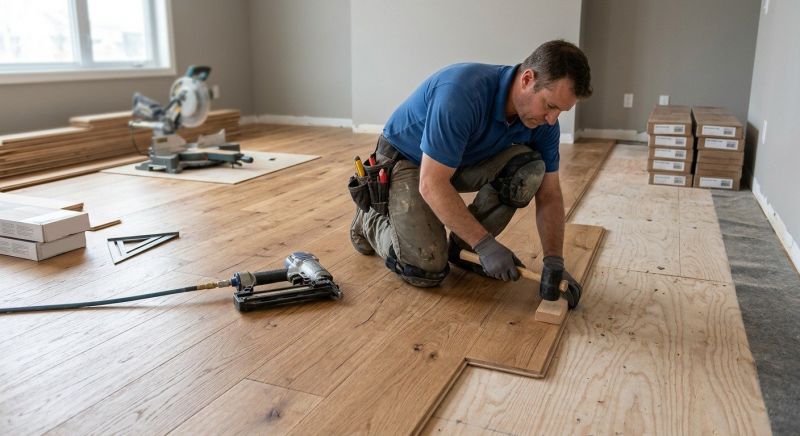 Finished Floor Installation in Sugar Land, TX