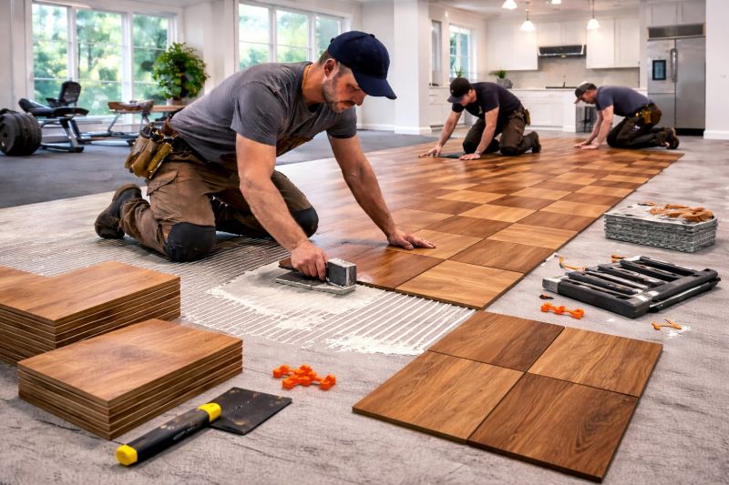 Hardwood Floor Installation in Guy, TX