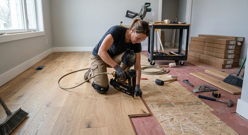 Hardwood Floor Installation in Pearland, TX