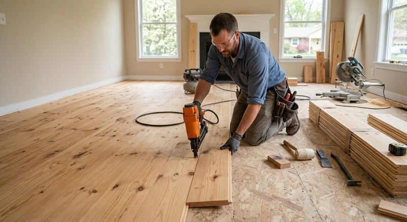 Maple Flooring Installation in Rosenberg, TX