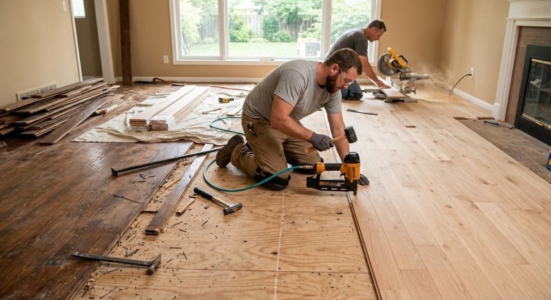 Oak Floor Installation in South Houston, TX