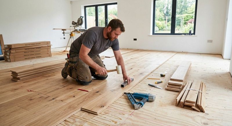 Oak Floor Installation in Wallis, TX