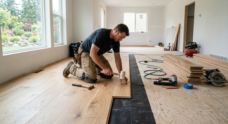 Oak Floor Replacement in Sugar Land, TX