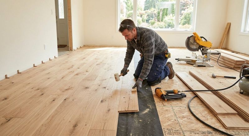 Oak Floor Replacement in Sugar Land, TX