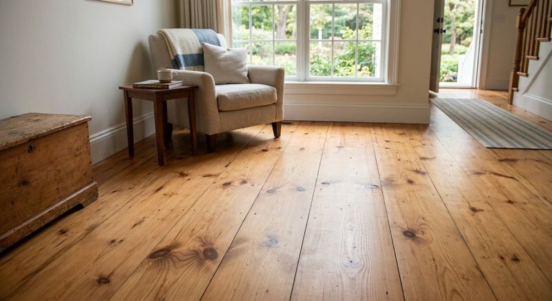 Pine Floor Installation in Sugar Land, TX