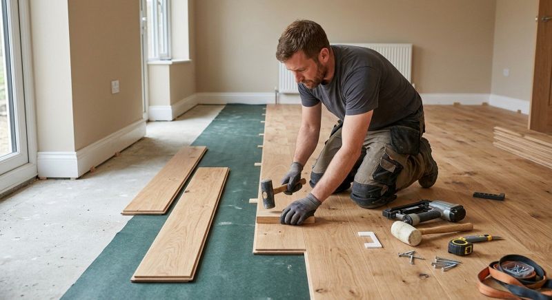 Plank Floor Installation in Sugar Land, TX