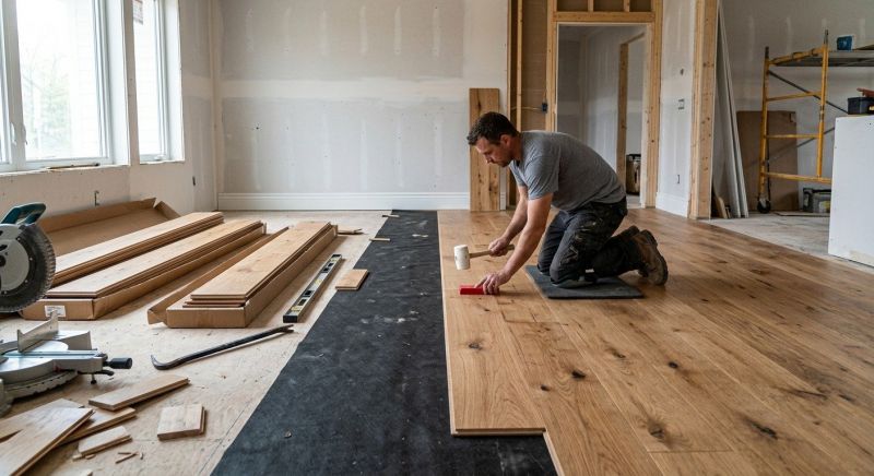 Plank Floor Installation in Sugar Land, TX