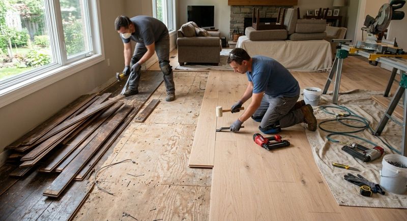Wood Floor Replacement in Fort Bend County, TX